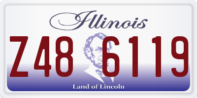 IL license plate Z486119