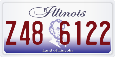 IL license plate Z486122