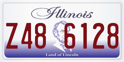 IL license plate Z486128