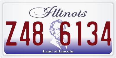 IL license plate Z486134