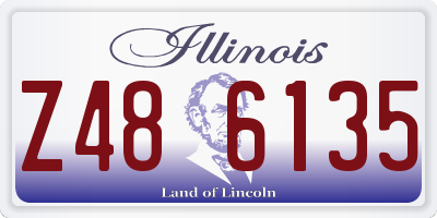 IL license plate Z486135