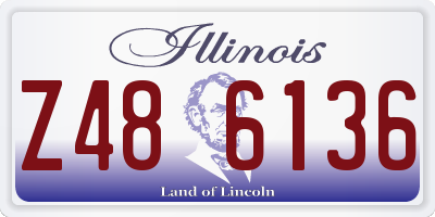 IL license plate Z486136