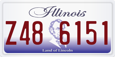 IL license plate Z486151