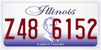 IL license plate Z486152