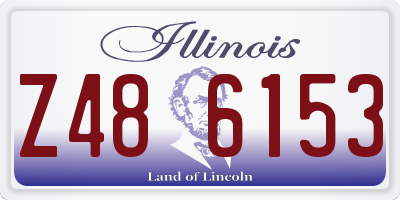 IL license plate Z486153