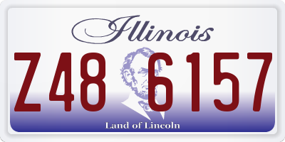 IL license plate Z486157