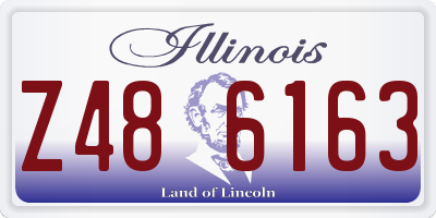 IL license plate Z486163