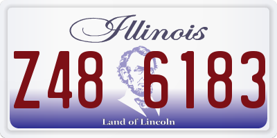 IL license plate Z486183