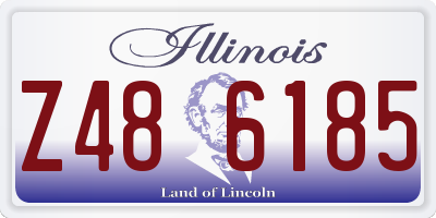 IL license plate Z486185