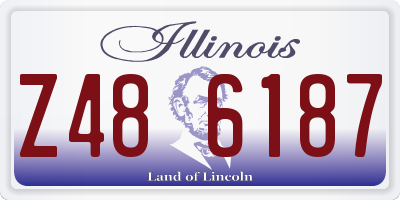IL license plate Z486187