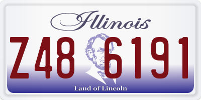 IL license plate Z486191