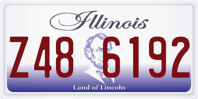 IL license plate Z486192