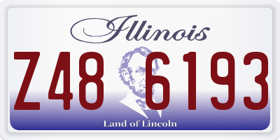 IL license plate Z486193