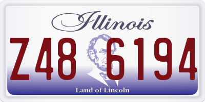 IL license plate Z486194