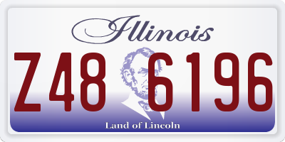 IL license plate Z486196