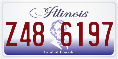 IL license plate Z486197
