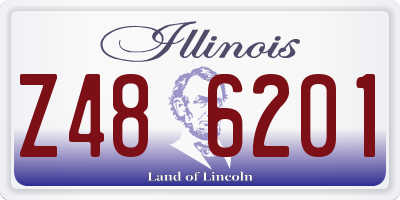 IL license plate Z486201