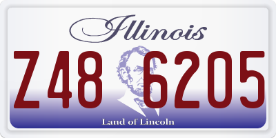 IL license plate Z486205