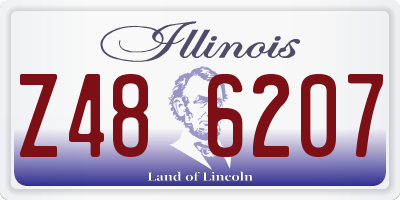 IL license plate Z486207
