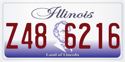 IL license plate Z486216