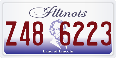 IL license plate Z486223