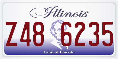 IL license plate Z486235