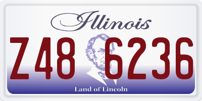 IL license plate Z486236