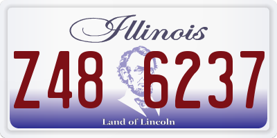 IL license plate Z486237