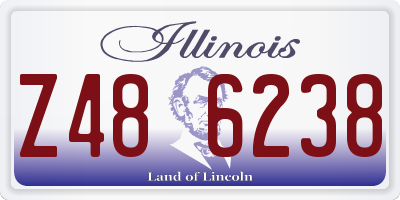 IL license plate Z486238