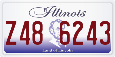 IL license plate Z486243