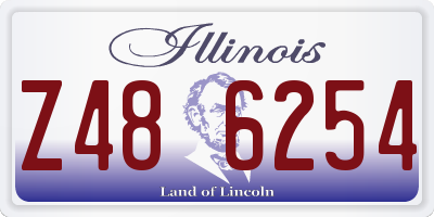 IL license plate Z486254