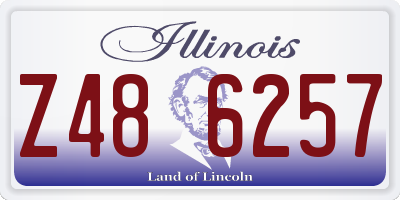 IL license plate Z486257