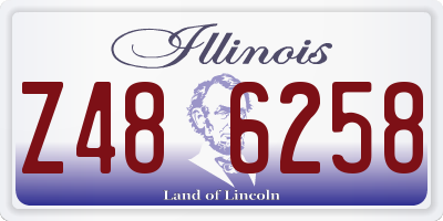 IL license plate Z486258