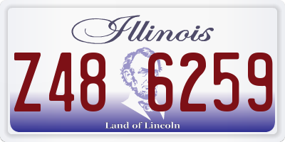 IL license plate Z486259