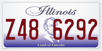 IL license plate Z486292