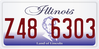 IL license plate Z486303