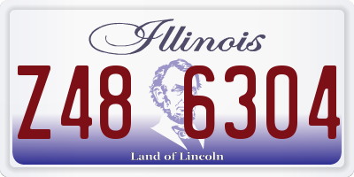 IL license plate Z486304