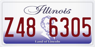 IL license plate Z486305