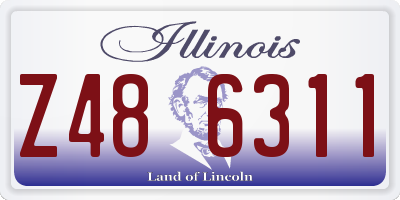 IL license plate Z486311