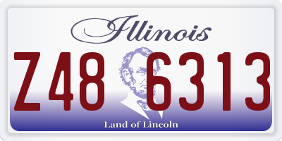 IL license plate Z486313