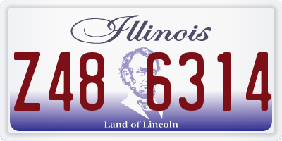 IL license plate Z486314
