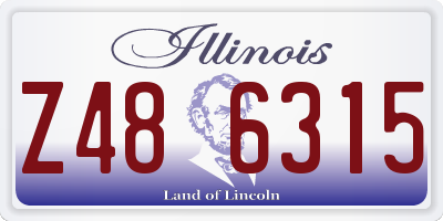 IL license plate Z486315