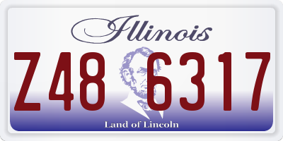 IL license plate Z486317
