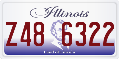 IL license plate Z486322