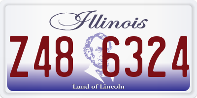 IL license plate Z486324