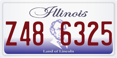 IL license plate Z486325