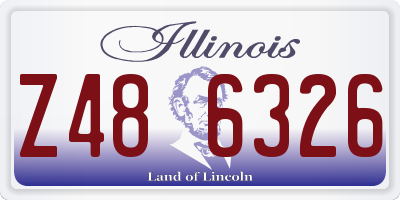 IL license plate Z486326