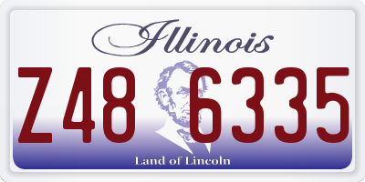 IL license plate Z486335