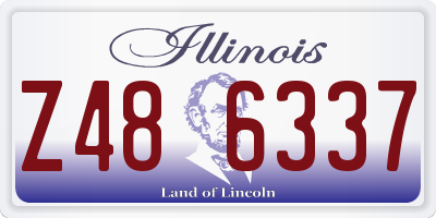 IL license plate Z486337