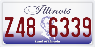 IL license plate Z486339